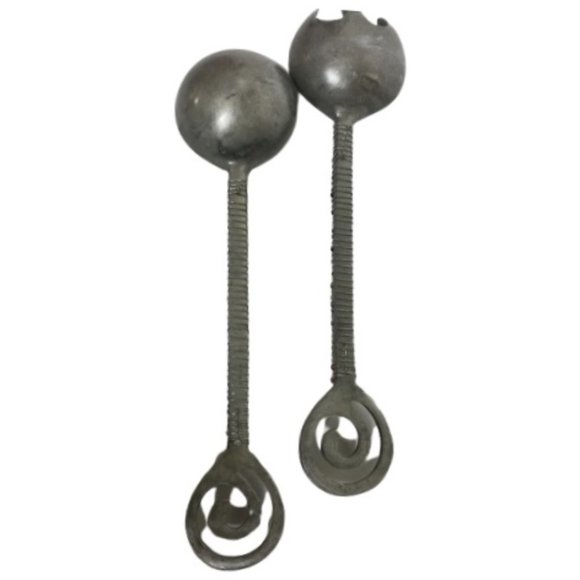 Jeweled Handled Salad Servers - Picture 3 of 5